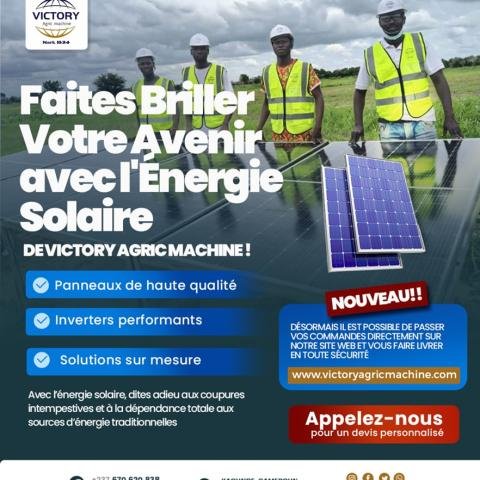 Shine Bright with Solar Energy from Victory Agric Machine!