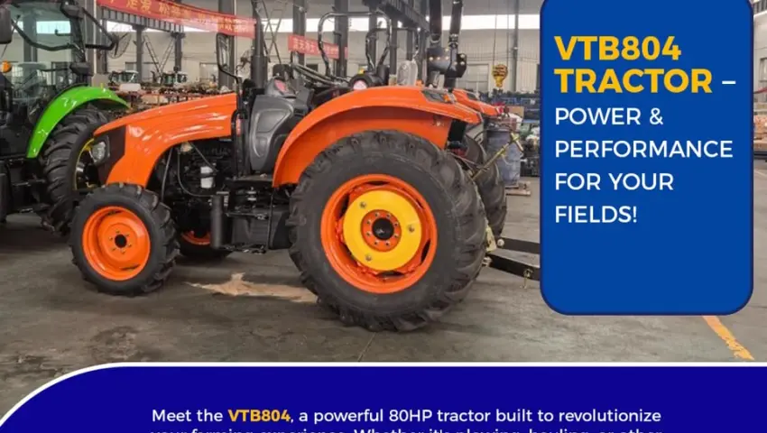 VTB804 – puissance et performance pour vos champs !