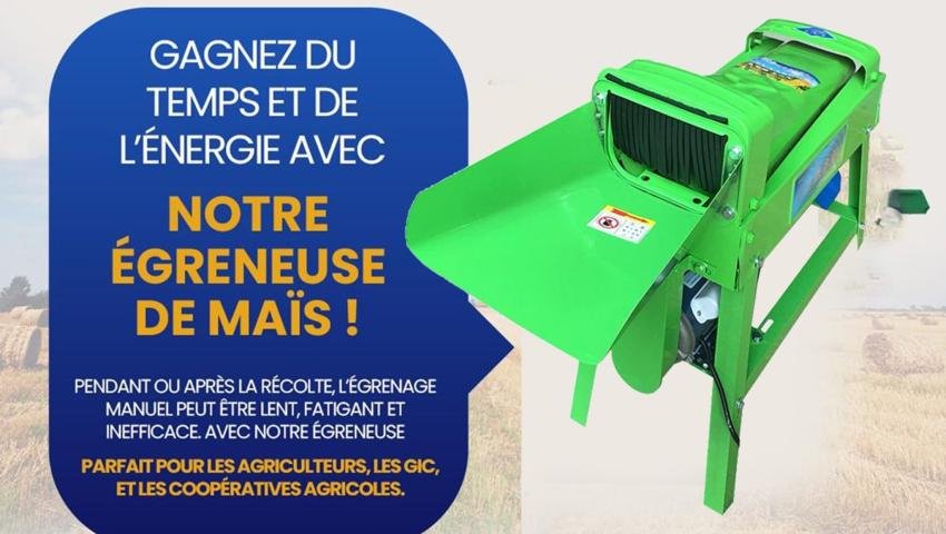 Gagnez du Temps et de l’Énergie avec Notre Égreneuse de Maïs !