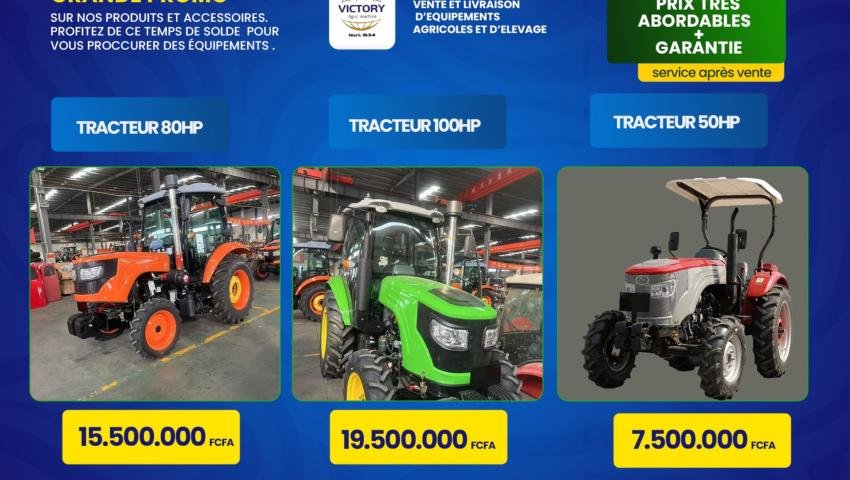 Grande Promotion sur les Équipements Agricoles Victory : Boostez Votre Productivité à Prix Réduit !