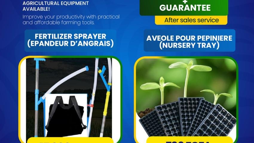 Grande Promotion sur les Équipements Agricoles Disponibles !